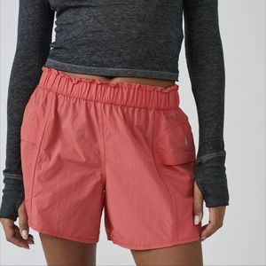 New FP Movement Free People In the Wild Shorts Medium NWOT Cayenne